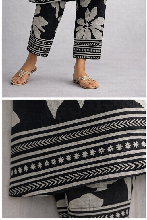 Midnight Bloom Cotton Set