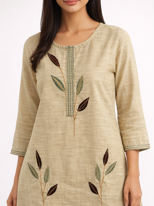 Sage Leaf Cotton Set