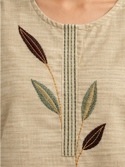 Sage Leaf Cotton Set