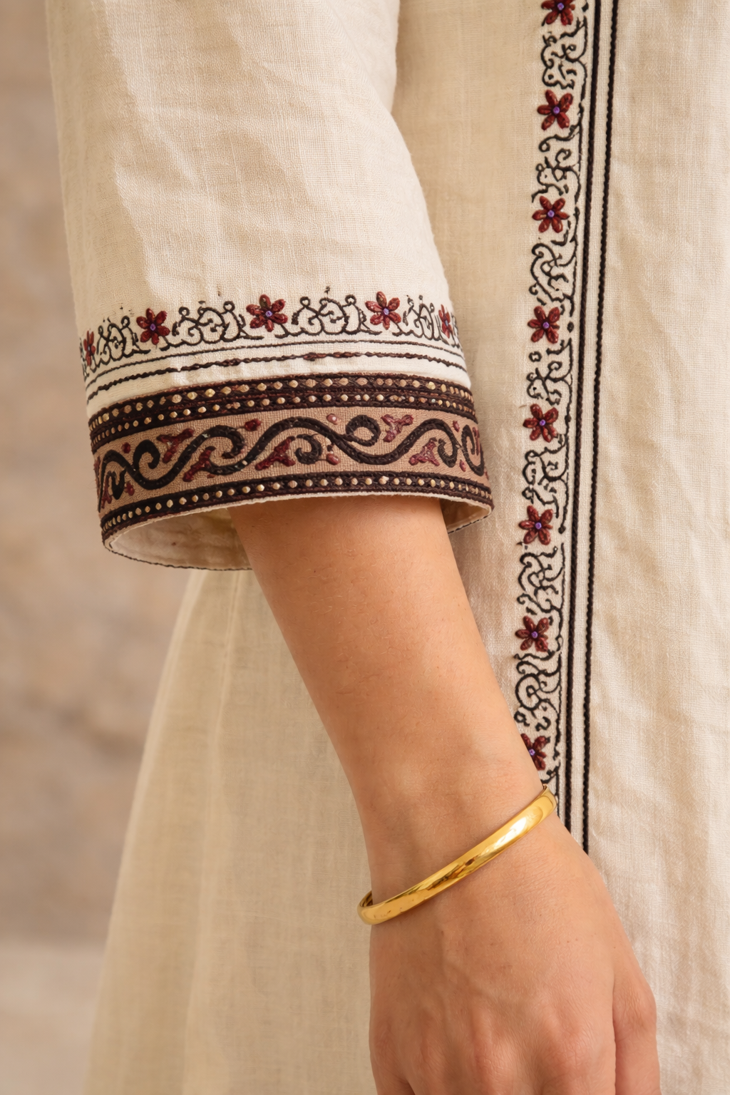 Ivory Bloom Cotton Set